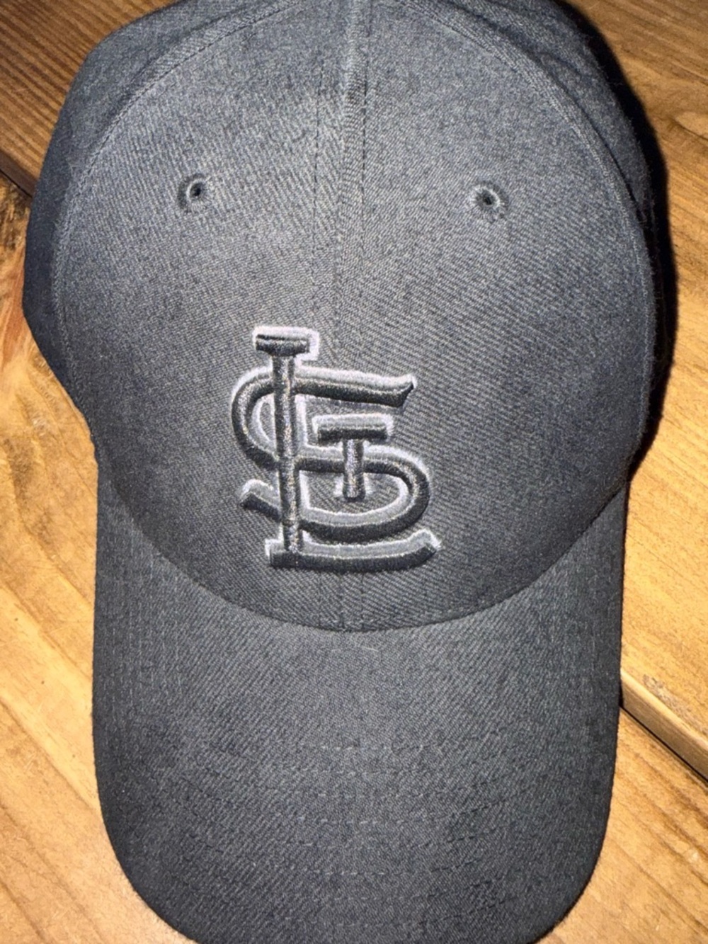 Black St. Louis Logo Baseball Cap